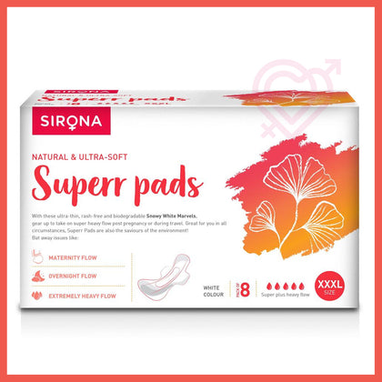 Sirona Natural Ultra Soft Superr Pads