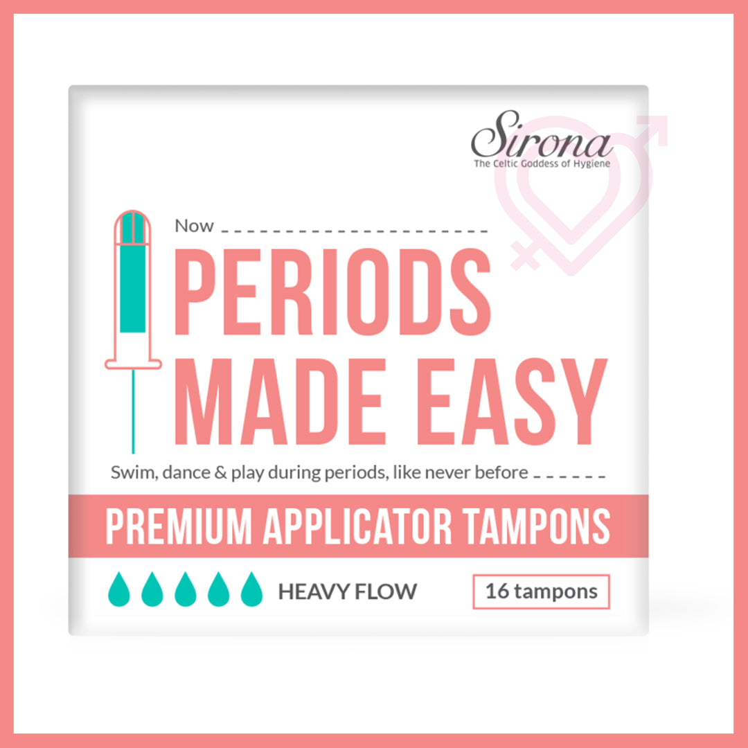 Sirona Applicator Tampon (16 Tampons For Heavy Flow)