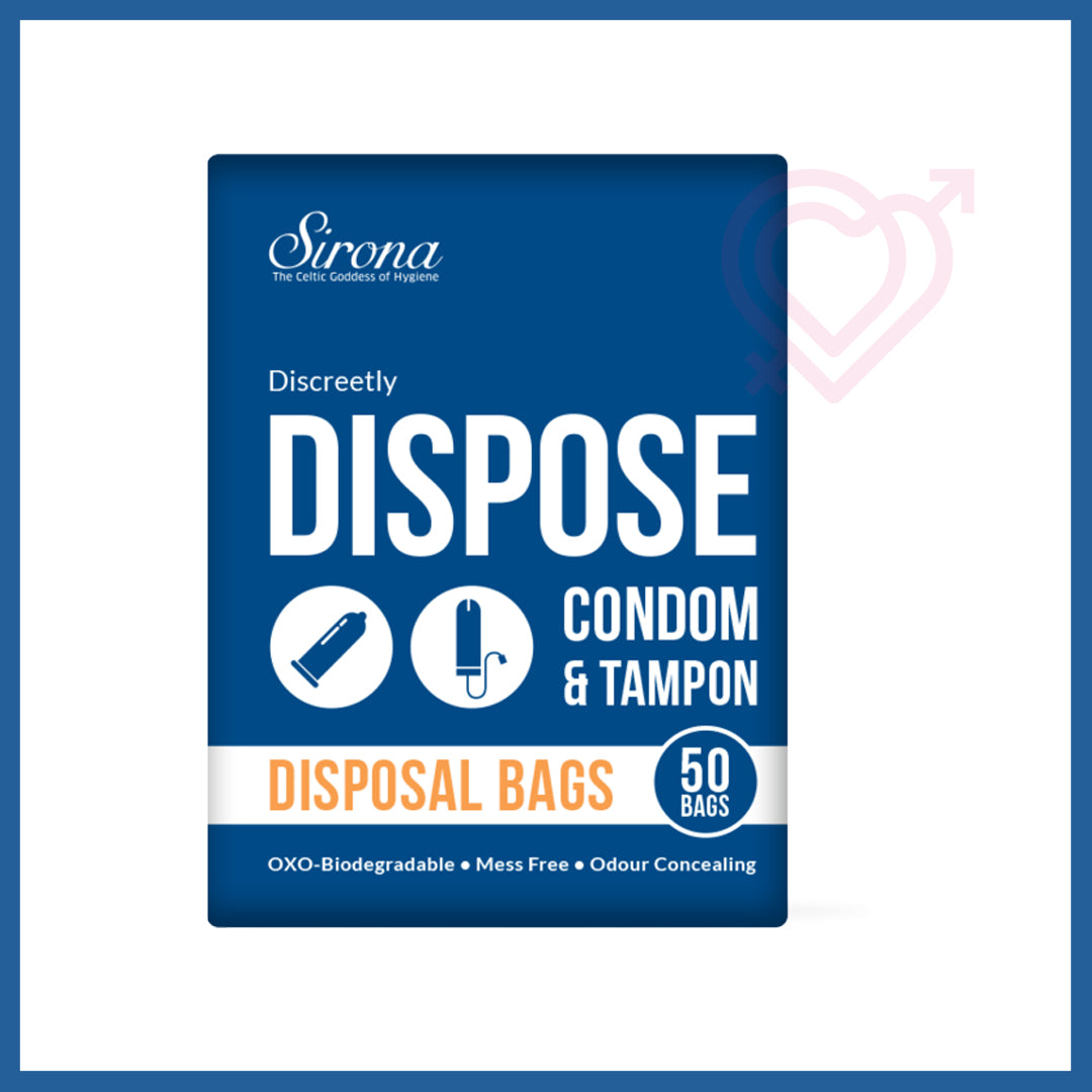 Sirona Condoms and Tampons Disposable Bags - 50 Bags