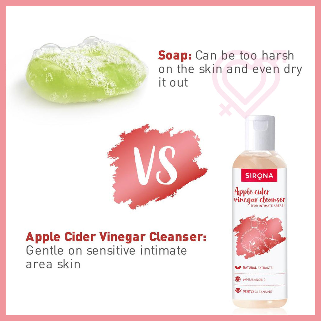 Sirona Apple Cider Vinegar Cleanser (for Intimate Areas) - 200 ml
