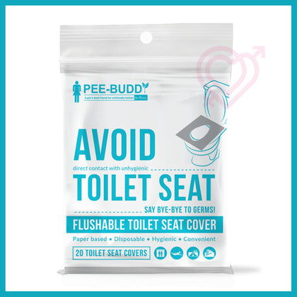 PeeBuddy Disposable Toilet Seat Covers (FLUSHABLE)