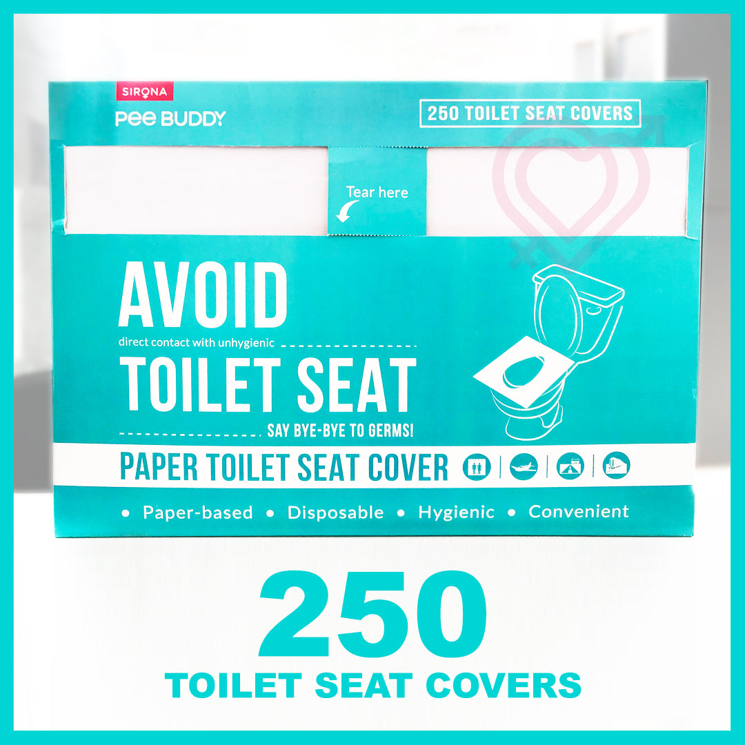 PeeBuddy Disposable Toilet Seat Covers 250 SHEETS